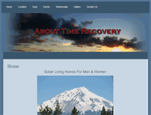 Tablet Screenshot of abouttimerecovery.com